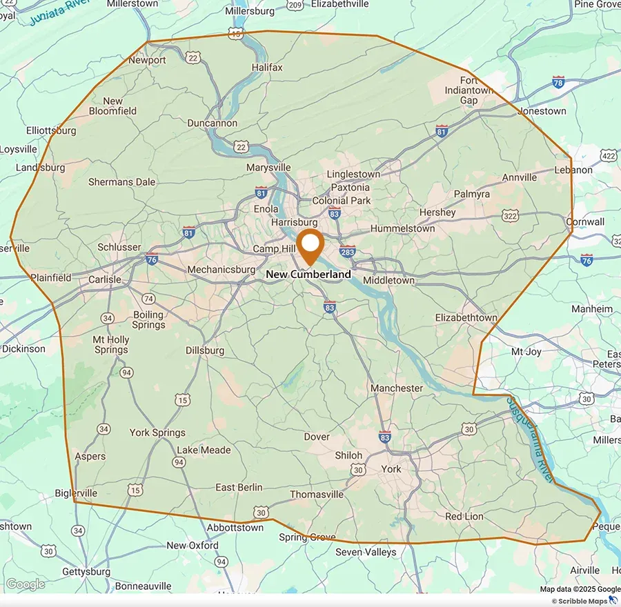 service area map (zoomed out)